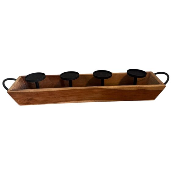 Hearth & Hand Magnolia Wooden Candle Holder Tray – Target Home Decor - Picture 1 of 3